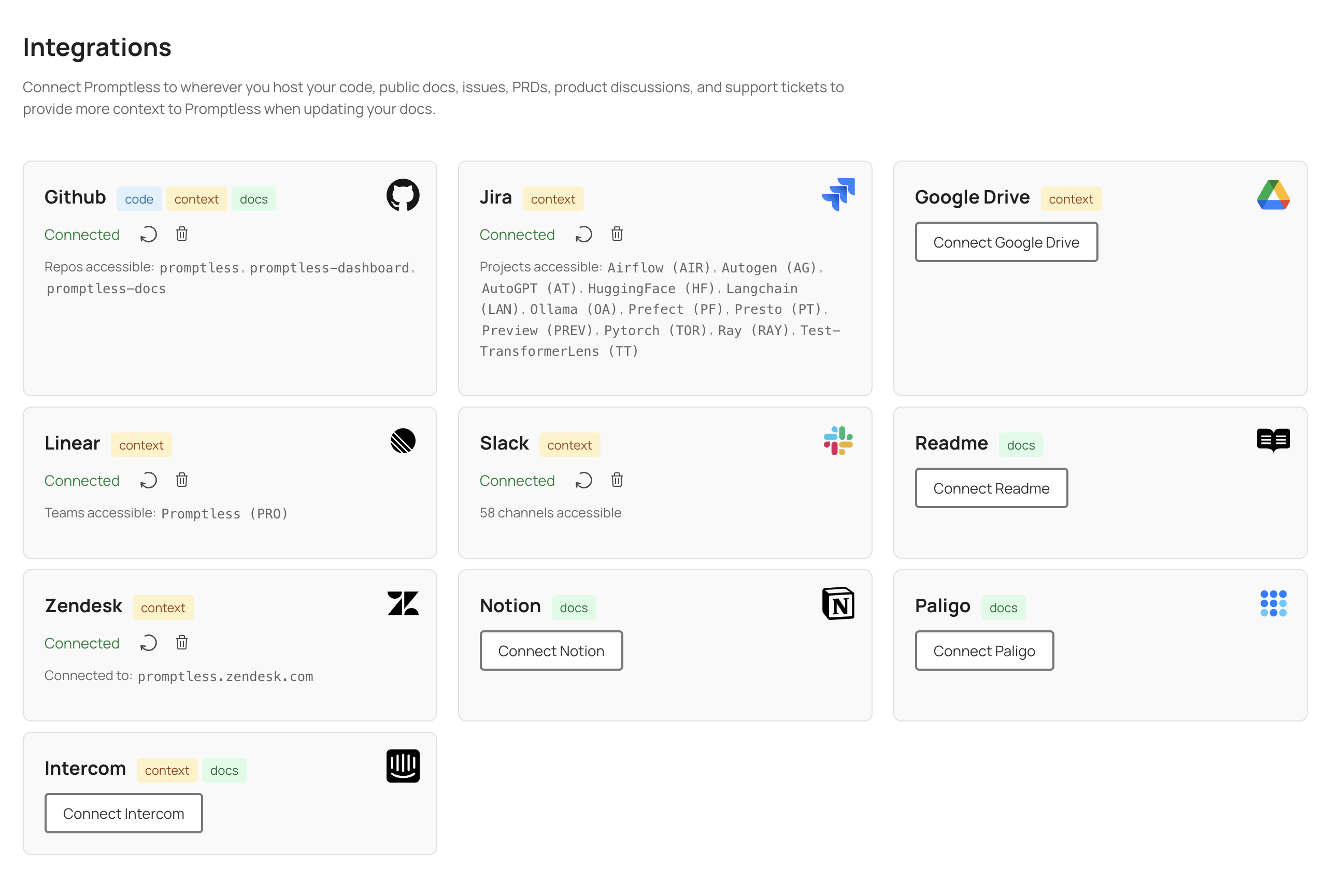Linear Integration Complete